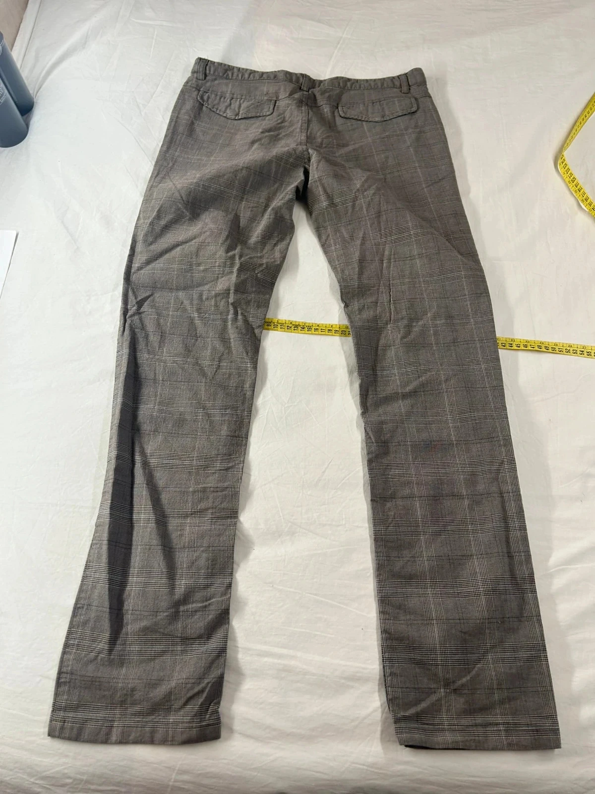 Zara man plaid chinos – photo 9